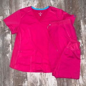 Med Couture Scrubs - XL Pink Punch